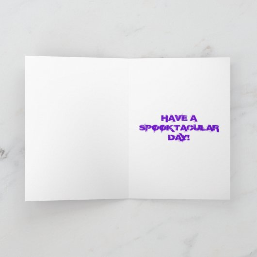 Skull Flame Verjaardag Kaart (Binnen)