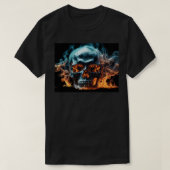 Skull Flames T-shirt (Design voorkant)