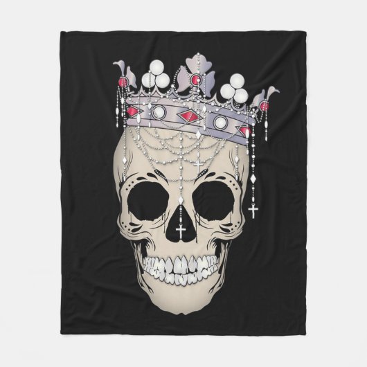 Skull Fleece Deken (Voorkant)