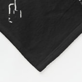 Skull Fleece Deken (Hoek)