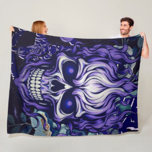 Skull Fleece Deken