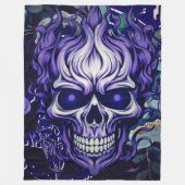 Skull Fleece Deken (Voorkant)