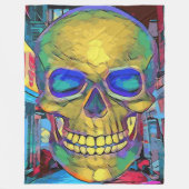 Skull Fleece Deken (Voorkant)