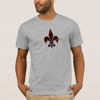 Skull-fleur-de-lis T-shirt