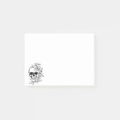 Skull Floral Art Post-it® Notes (Voorkant)