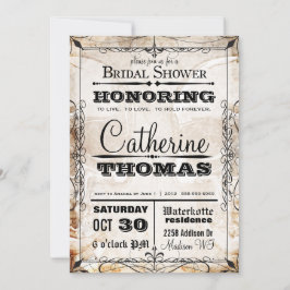  Skull & Flourishes Wedding Uitnodiging