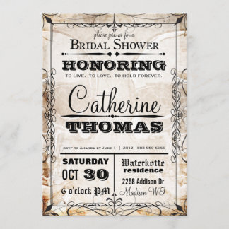  Skull & Flourishes Wedding Uitnodiging