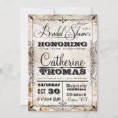  Skull & Flourishes Wedding Uitnodiging (Voorkant)