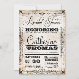  Skull & Flourishes Wedding Uitnodiging