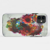 Skull Flower hoesje Xtreme iPhone 5/5s bescherming (Achterkant (horizontaal))