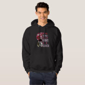 Skull Flower In A World Full Of Grandmas Be A Mom Hoodie (Voorkant volledig)