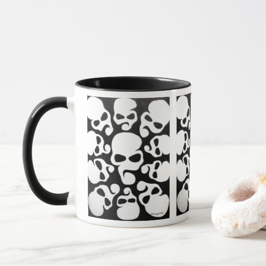 Skull Flower Mok (Met donut)