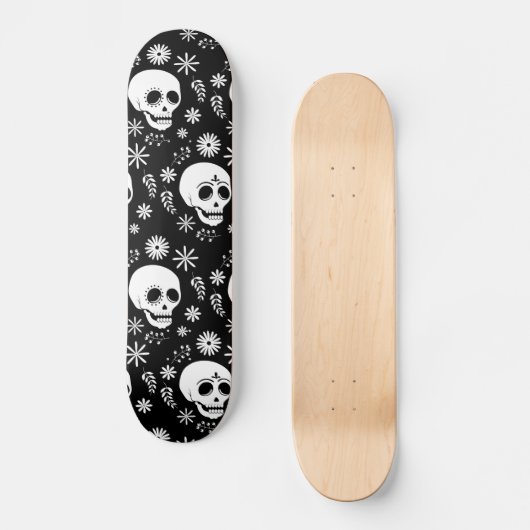 Skull Flower Skateboard (Voorkant)