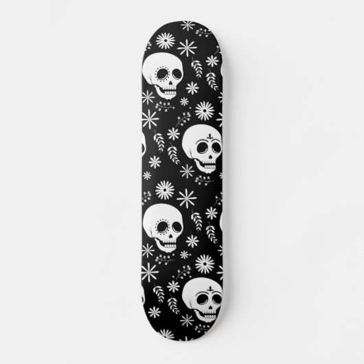 Skull Flower Skateboard (Voorkant)