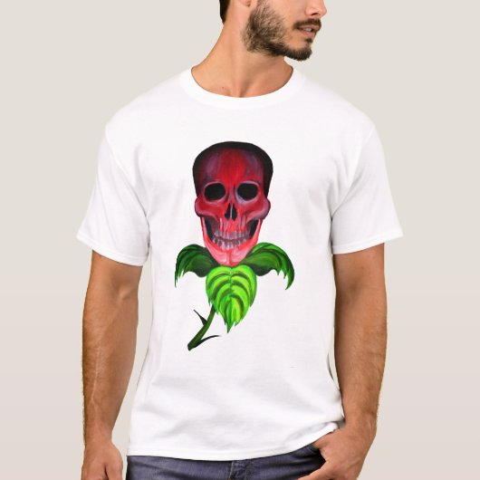 Skull Flower T-shirt (Voorkant)