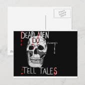 Skull forensic science CSI dode mannen Briefkaart (Voorkant / Achterkant)