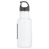 Skull forensic science CSI dode mannen Waterfles (Achterkant)