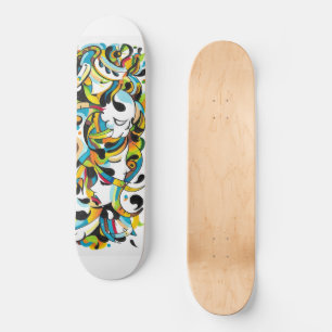 Skull forest-skateboarddeck persoonlijk skateboard
