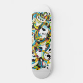 Skull forest-skateboarddeck persoonlijk skateboard (Voorkant)