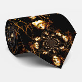 Skull fractal stropdas (Opgerold)