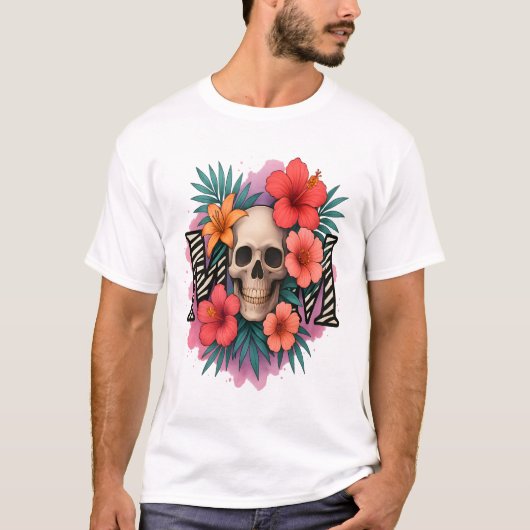 Skull Funny Mother T-shirt (Voorkant)