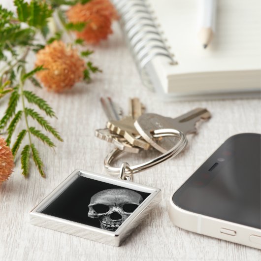 Skull - Funny Sleutelhanger (Zijkant)