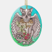 Skull Gargoyle-ornament Keramisch Ornament (Rechts)