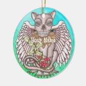 Skull Gargoyle-ornament Keramisch Ornament (Links)