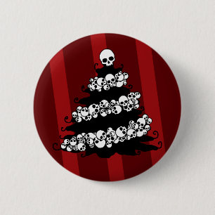 Skull Garland kerstboom Ronde Button 5,7 Cm