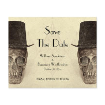 Skull Gay en de heer  Retro Sepia Budget