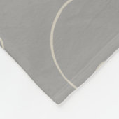 Skull - Ghost Grey and Bone White Fleece Deken (Hoek)