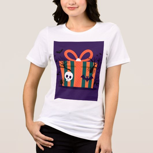 Skull Gift Vrouwen T-shirt (Voorkant)