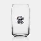 skull glass blikvorm glas (Voorkant)