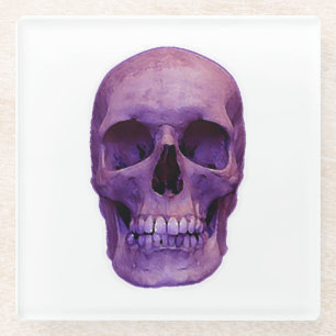 Skull Glazen Onderzetter