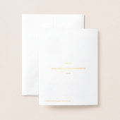 SKULL Gold Foil Note Card Folie Kaarten (Met envelop)