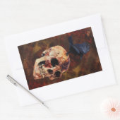 Skull & Gothic Crow Fantasy Art Stickers (Envelop)