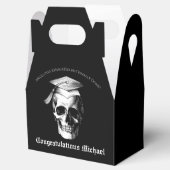 Skull Gothic Graduation Party Radiologie Bedankdoosjes (Geopend)