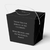 Skull Gothic Graduation Party Radiologie Bedankdoosjes (Achterkant)