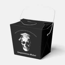 Skull Gothic Graduation Party Radiologie Bedankdoosjes