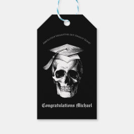 Skull Gothic Graduation Party Radiologie Cadeaulabel