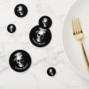 Skull Gothic Graduation Party Radiologie Confetti