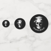Skull Gothic Graduation Party Radiologie Confetti (Voorkanten)