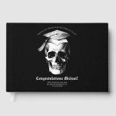 Skull Gothic Graduation Party Radiologie Gastenboek (Voorkant)