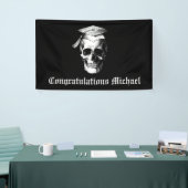 Skull Gothic Graduation Party Radiologie Spandoek (Beurs)