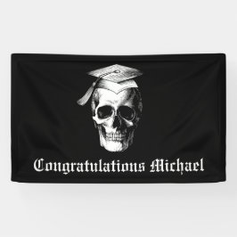 Skull Gothic Graduation Party Radiologie Spandoek