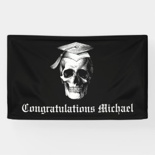 Skull Gothic Graduation Party Radiologie Spandoek