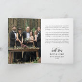 Skull Gothic Halloween bruiloft liefde en Bedankt (Binnen)