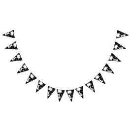 Skull Gothic Halloween Wedding Bunting Vlaggetjes