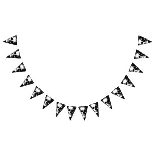 Skull Gothic Halloween Wedding Bunting Vlaggetjes