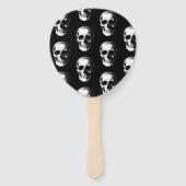 Skull Gothic Halloween Wedding Fans Handwaaier (Achterkant)